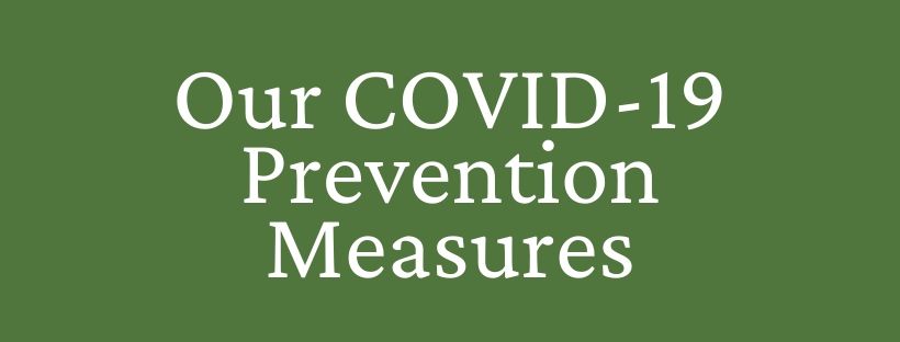 Our COVID-19 Prevention Measures